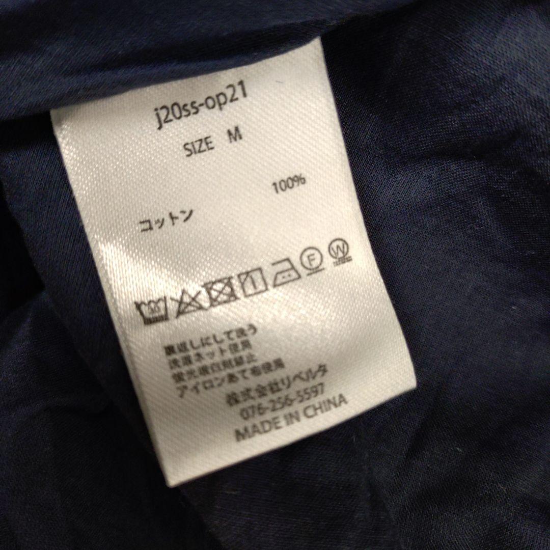 JENNE ジェンヌ　オードリールックエアリーワンピース フレア M ネイビー