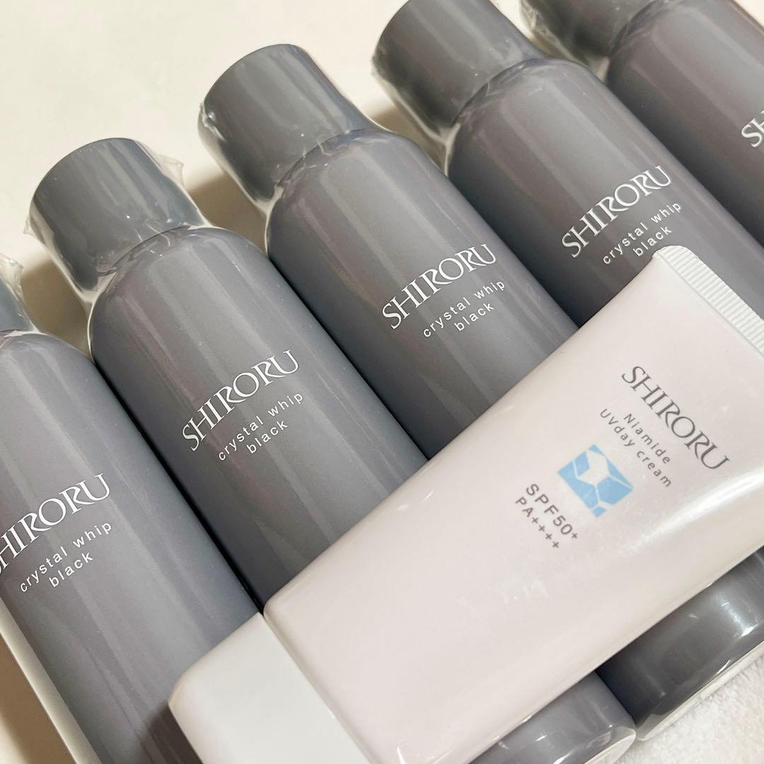 シロル クリスタルホイップブラック 5本・日焼け止め