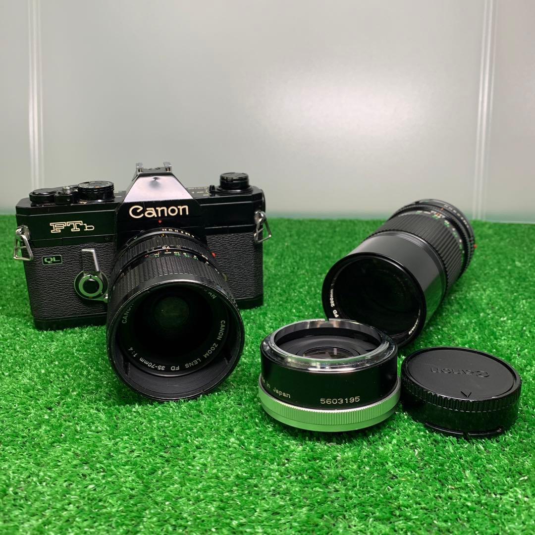 Canon  フィルムカメラ　FTb ブラックボディ　付属品あり