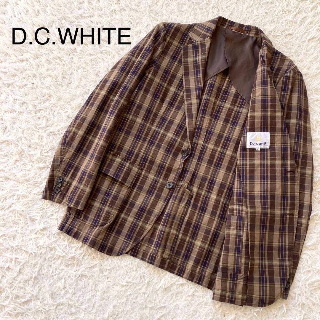 D.C.WHITE ディーシーホワイト テーラードジャケット 48 L 段返り