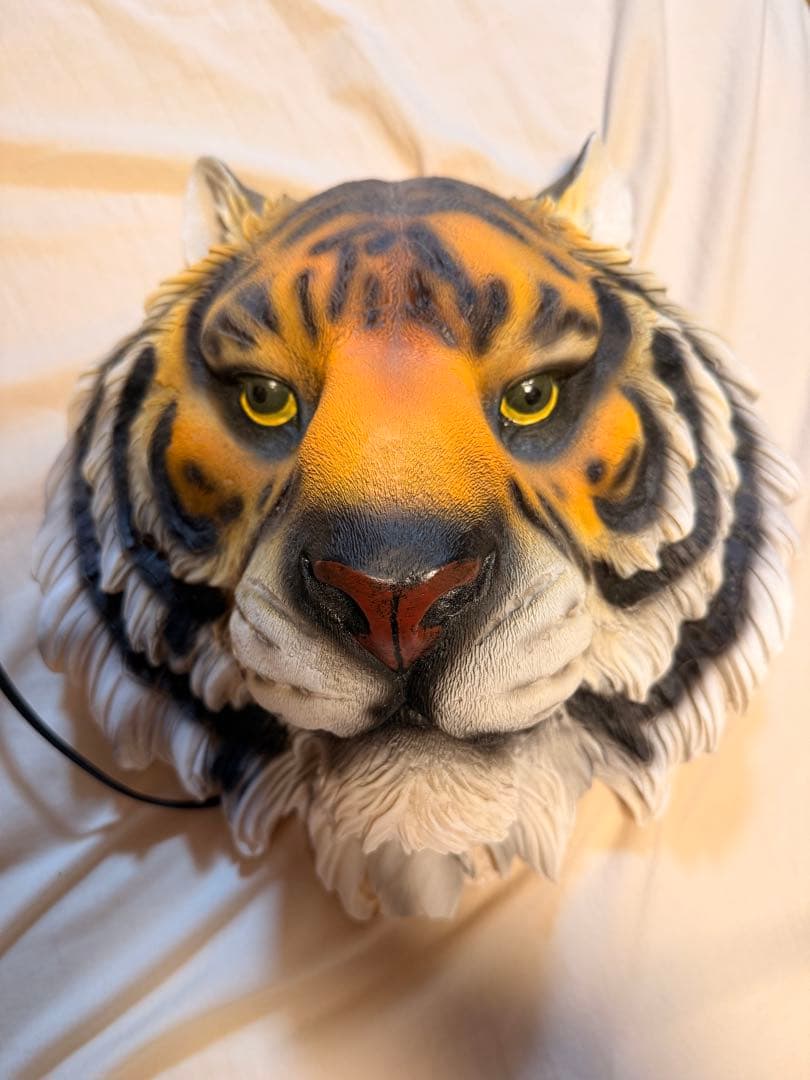 VINTAGE タイガーヘッド壁掛けライト