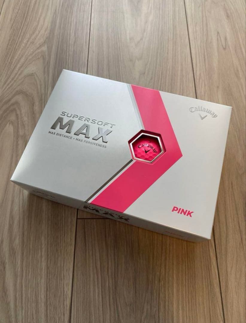 4ダース callaway キャロウェイ スーパーソフトMAX 桃 ゴルフボール