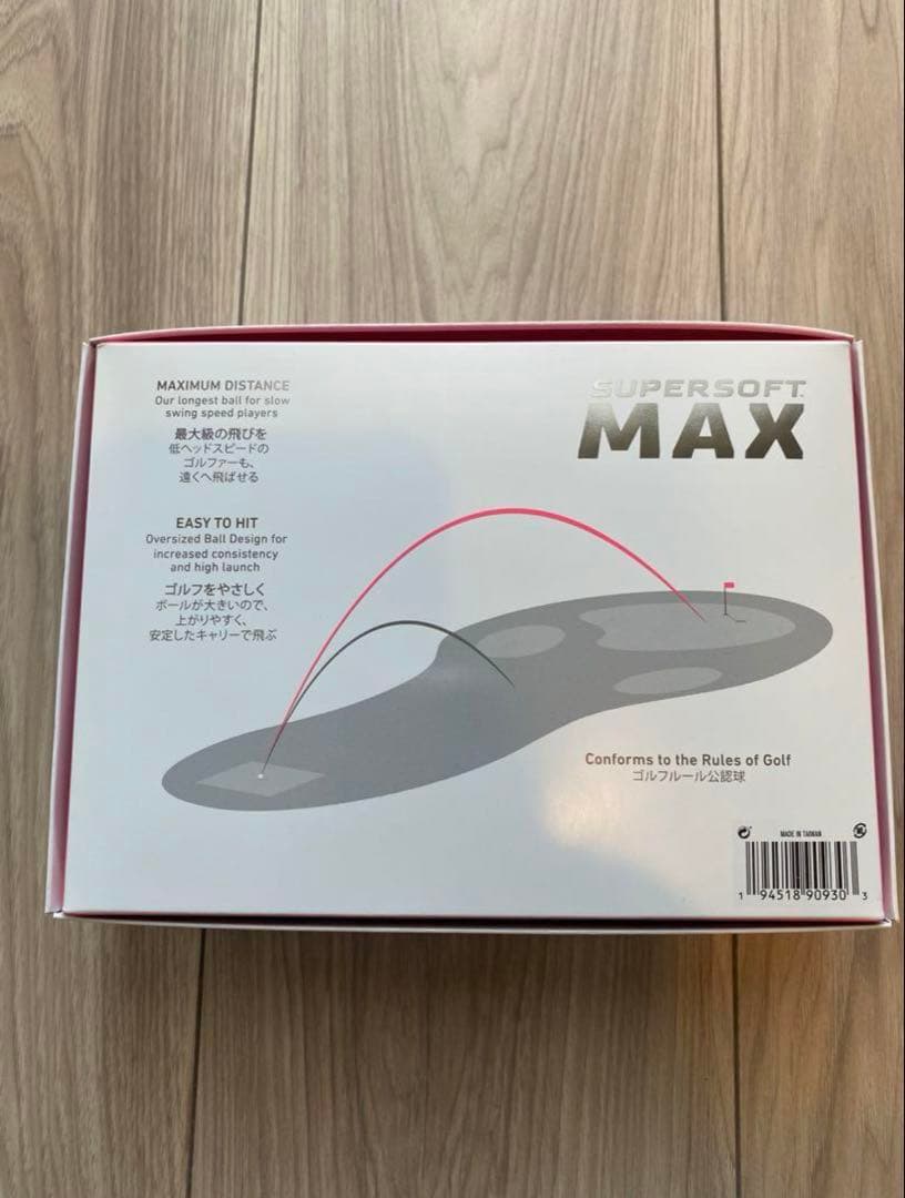 4ダース callaway キャロウェイ スーパーソフトMAX 桃 ゴルフボール