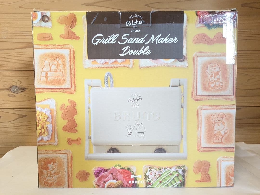 【未使用】 BRUNO PEANUTS グリルサンド 　BOE092-ECRU