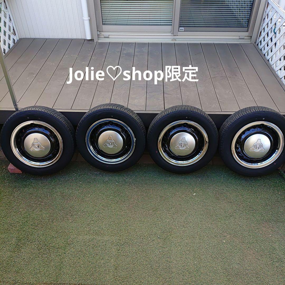 N-BOXスラッシュHonda14インチスチールホイールタイヤ2本セット①番