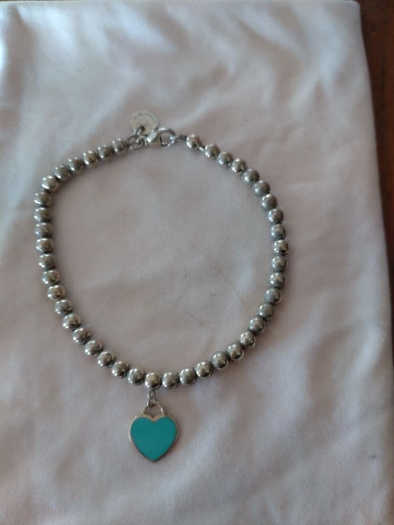 ターコイズハートチャーム ブレスレット