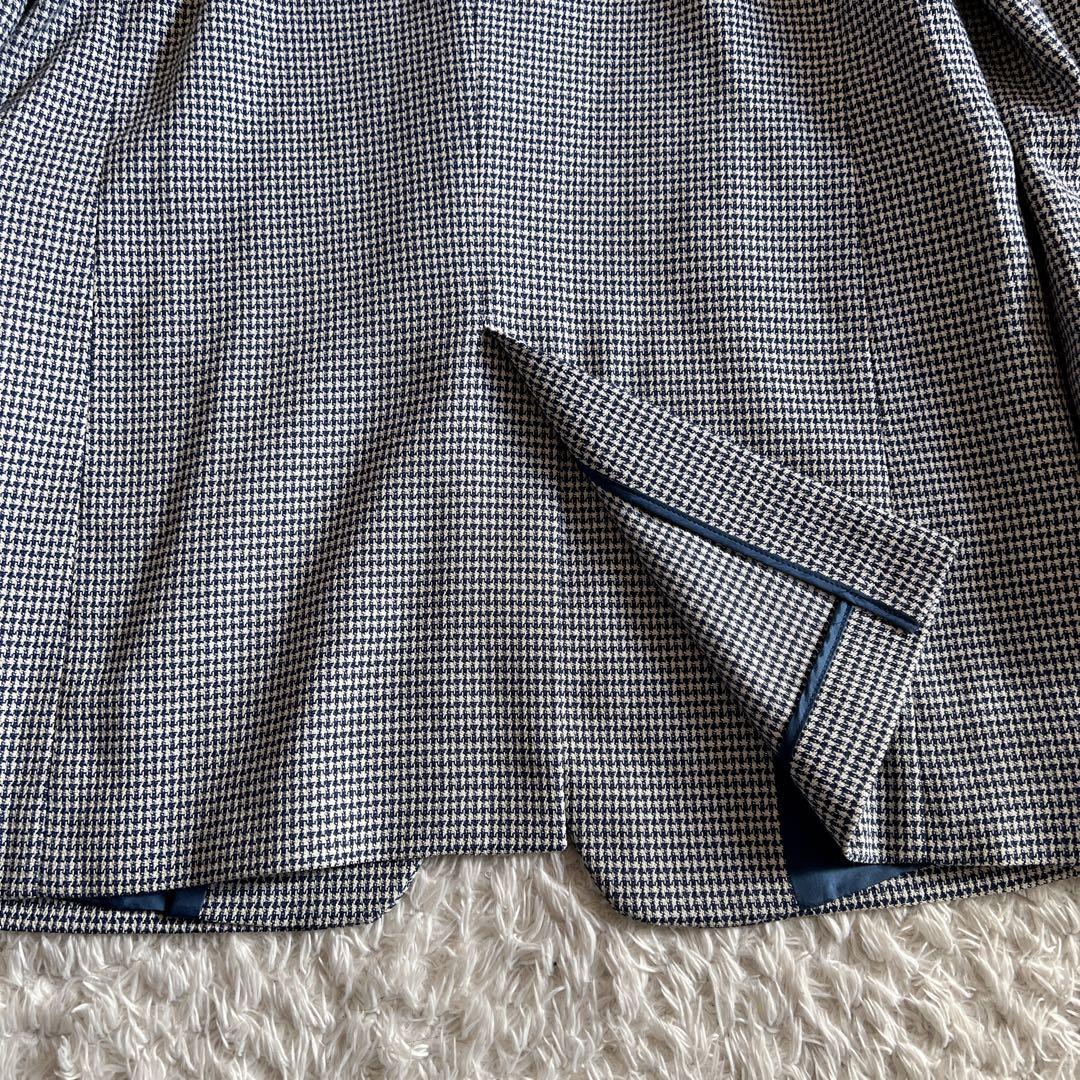 【TOMORROWLAND collection】ベルテッドジャケット チェック