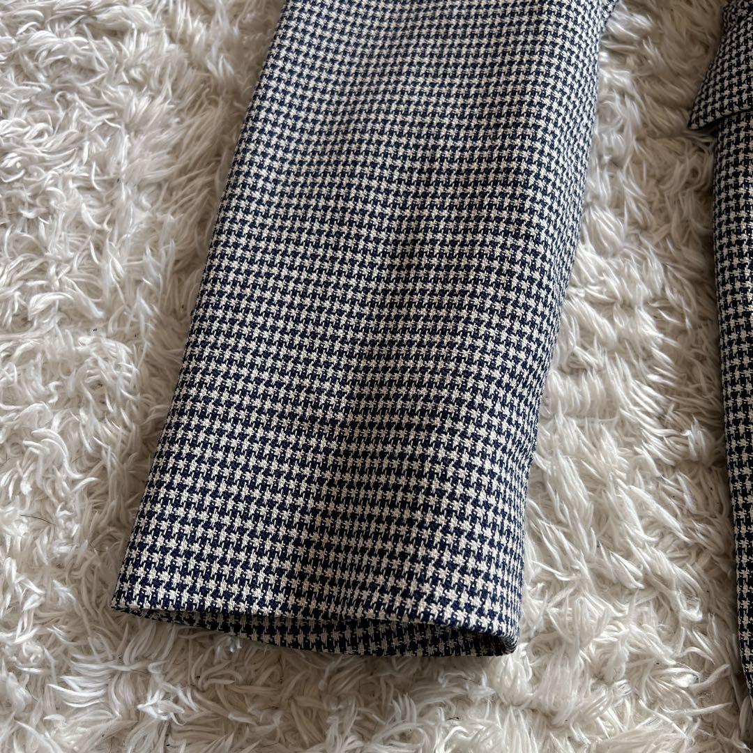 【TOMORROWLAND collection】ベルテッドジャケット チェック