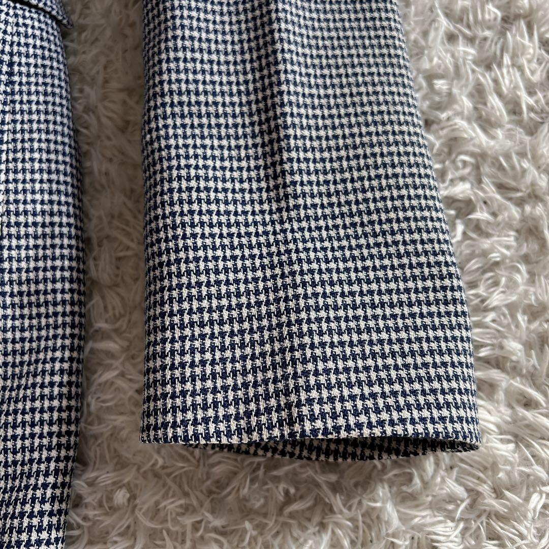 【TOMORROWLAND collection】ベルテッドジャケット チェック