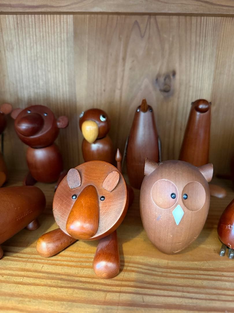 千趣会　ロイヤルペット　木製　アニマル フィギュア　北欧　19体