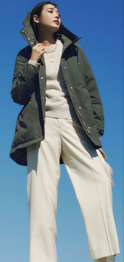 撥水加工　ミリタリーダウンコート