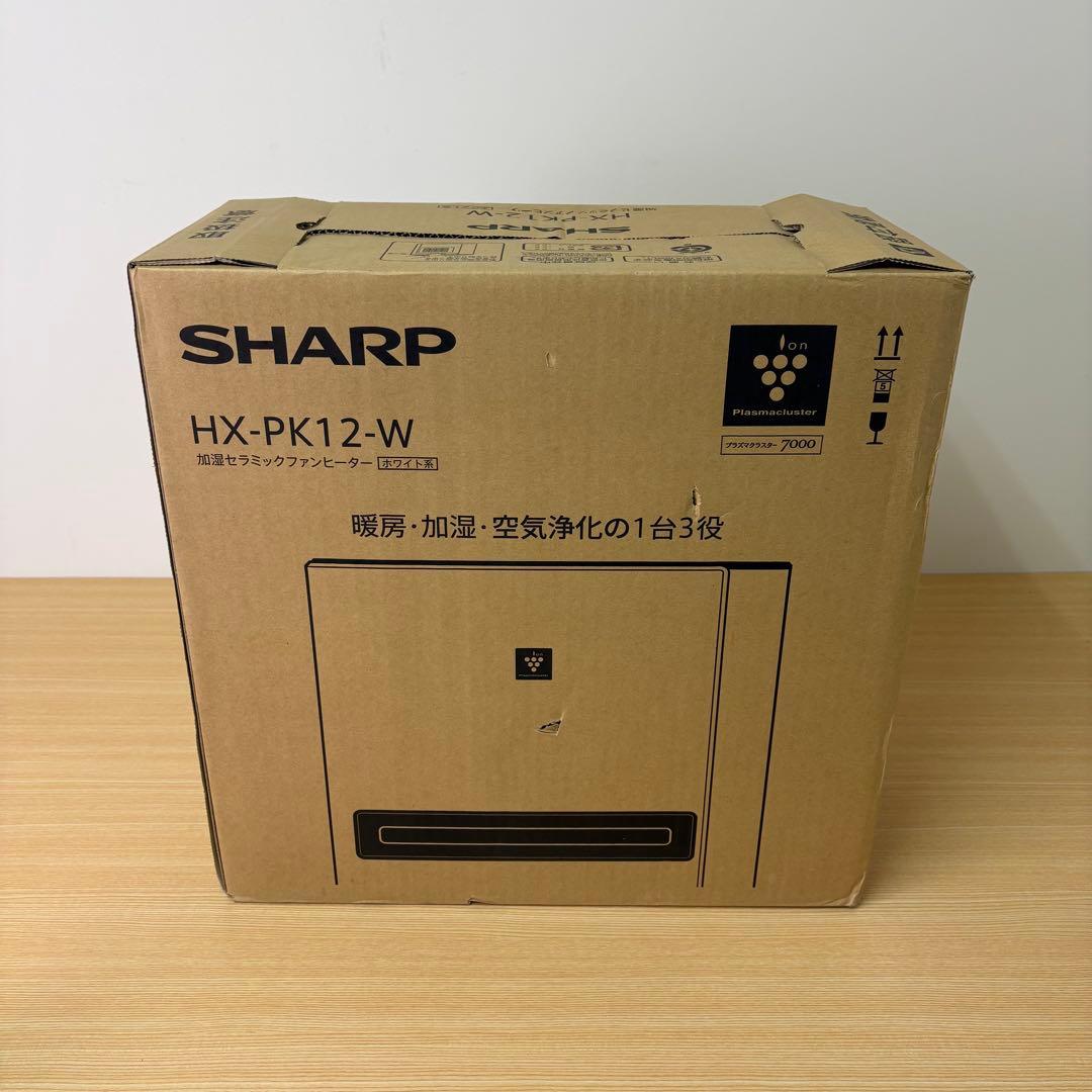 SHARP HX-PK12-W 加湿セラミックファンヒーター