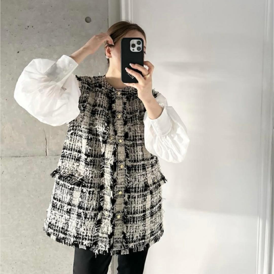 st.cecilia ツイードジレ