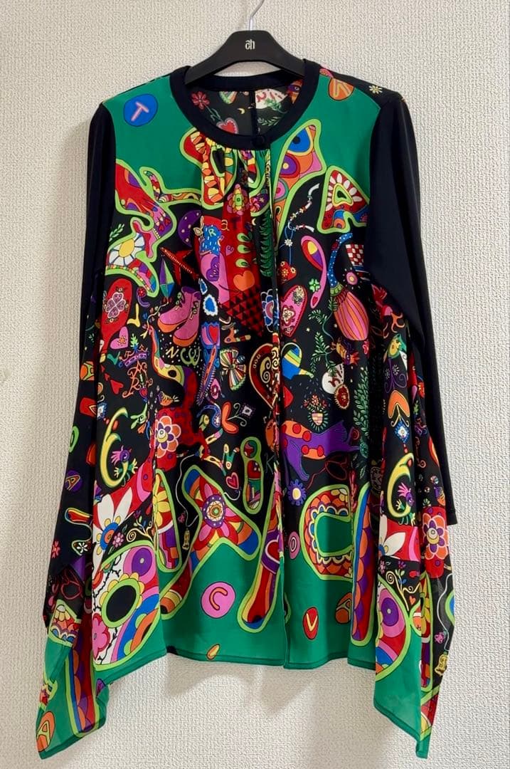 トクコ アート風グラフィックプリントチュニック
