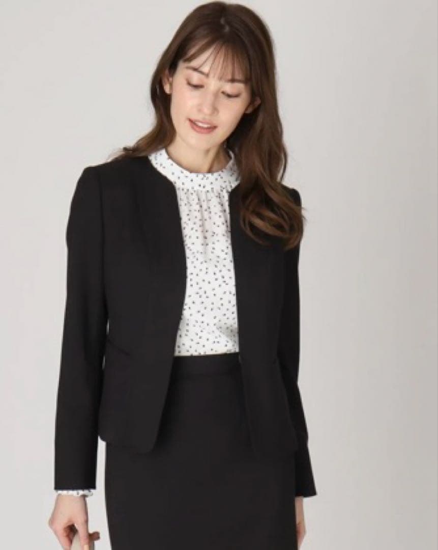 COUP DE CHANCE セットアップ ジャケット スカート ブラック