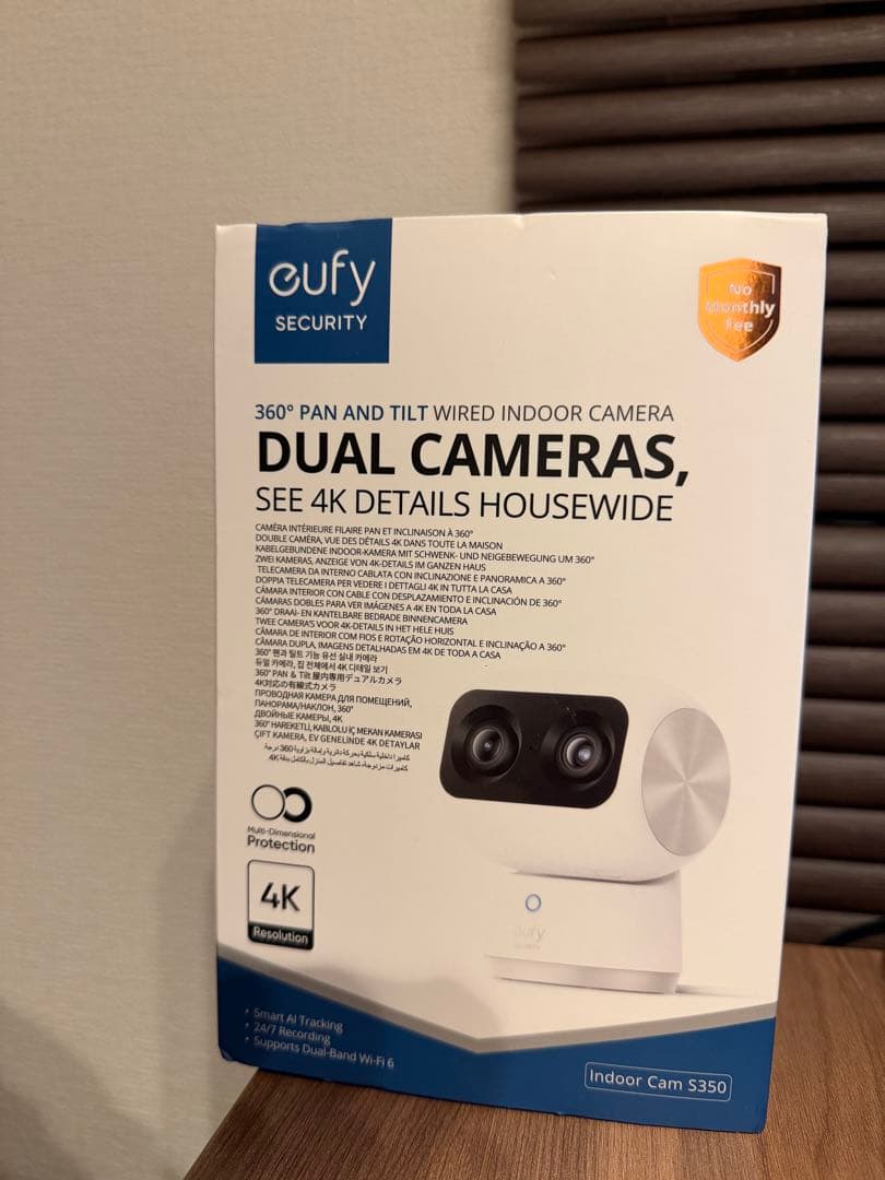 eufy Indoor Cam 3530 デュアルカメラ 4K