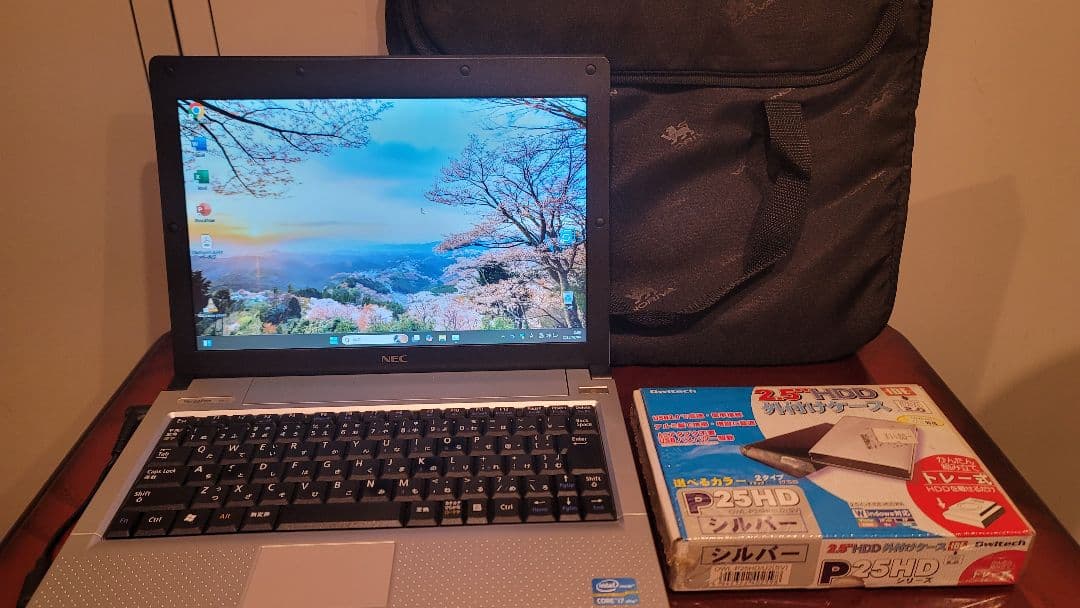 NEC Corei7 Office 2021認証 & 外付けHDDケース