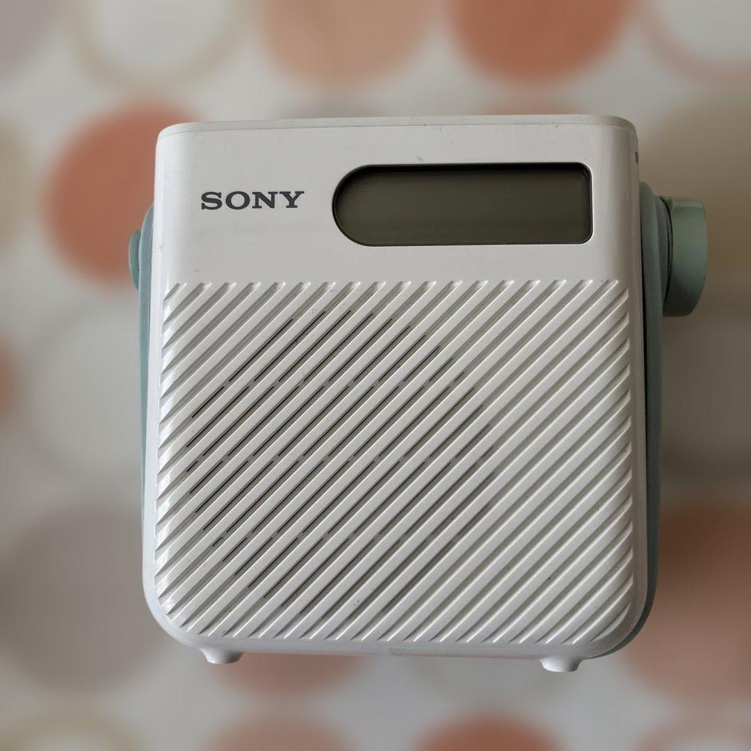 SONY FM/AMシャワーラジオ防滴仕様ICF-S80説明書付き