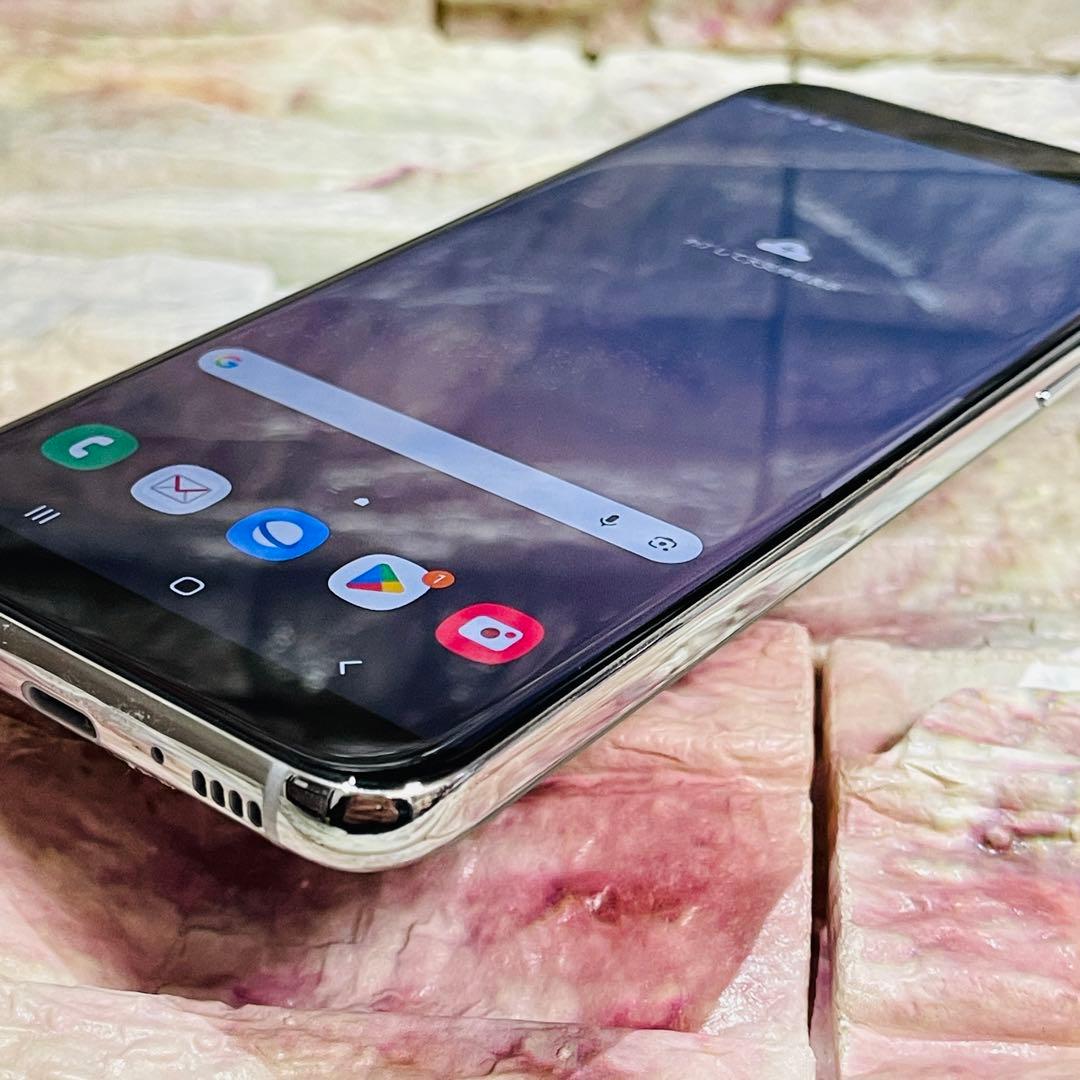 SIMフリー Galaxy S8+ 64GB 045 アークティックシルバー