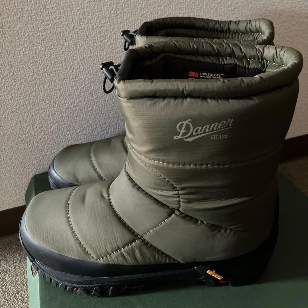 美品　Danner フレッド スノーブーツ D120073カーキ 26cm