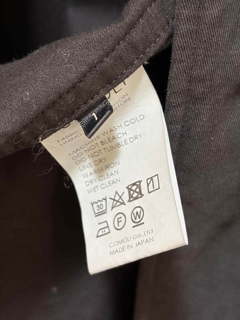 t*h様 24AW COMOLI 製品染め M65 ジャケット SIZE 1