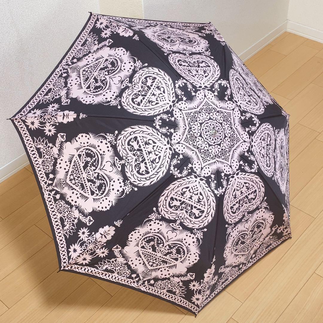 ヴィヴィアンウエストウッド オーブ ハート 折り畳み傘 55cm 傘 雨傘
