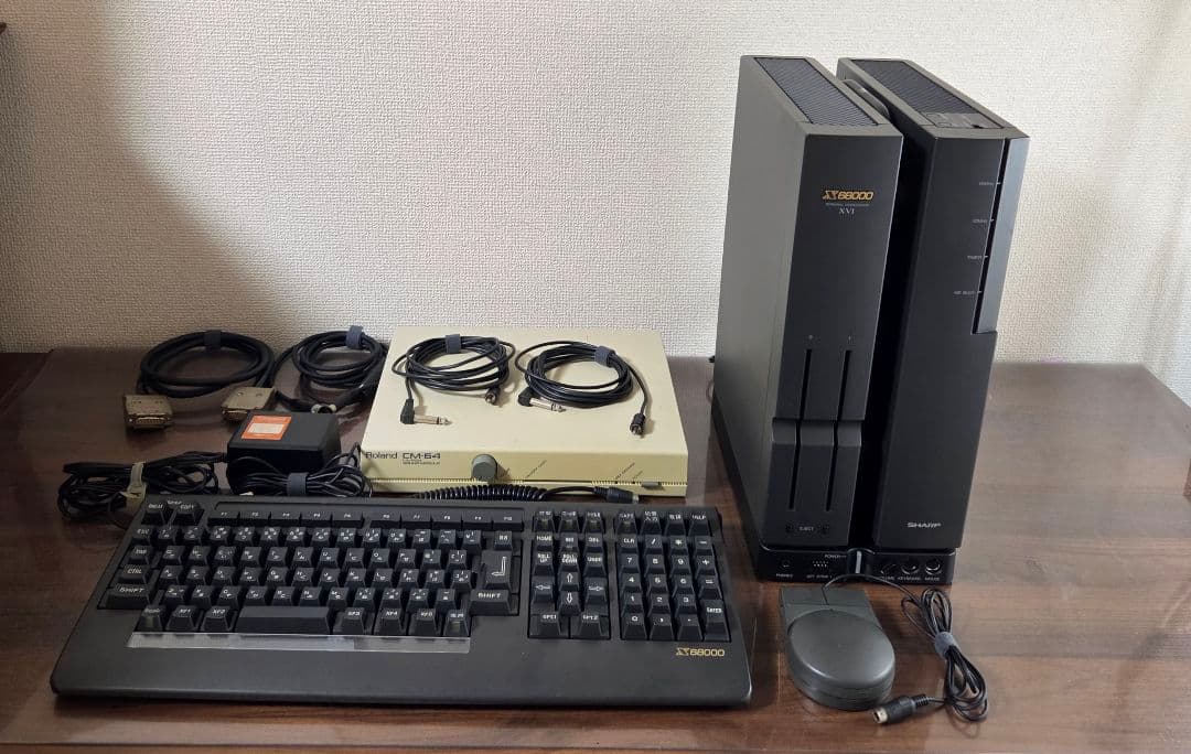 X68000 XVI ＋ CM-64 ジャンク品