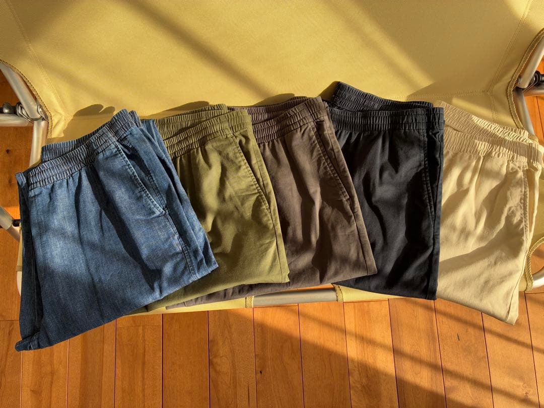 UNIQLO ストレッチイージーアンクルパンツ 9本セット