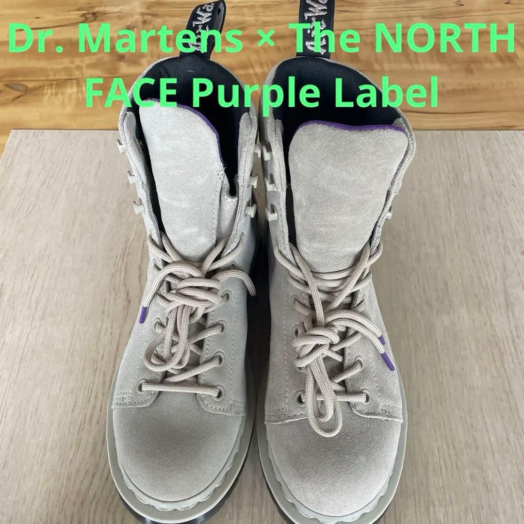 ドクターマーチン　ノースフェイスパープルレーベルブーツ　24センチ