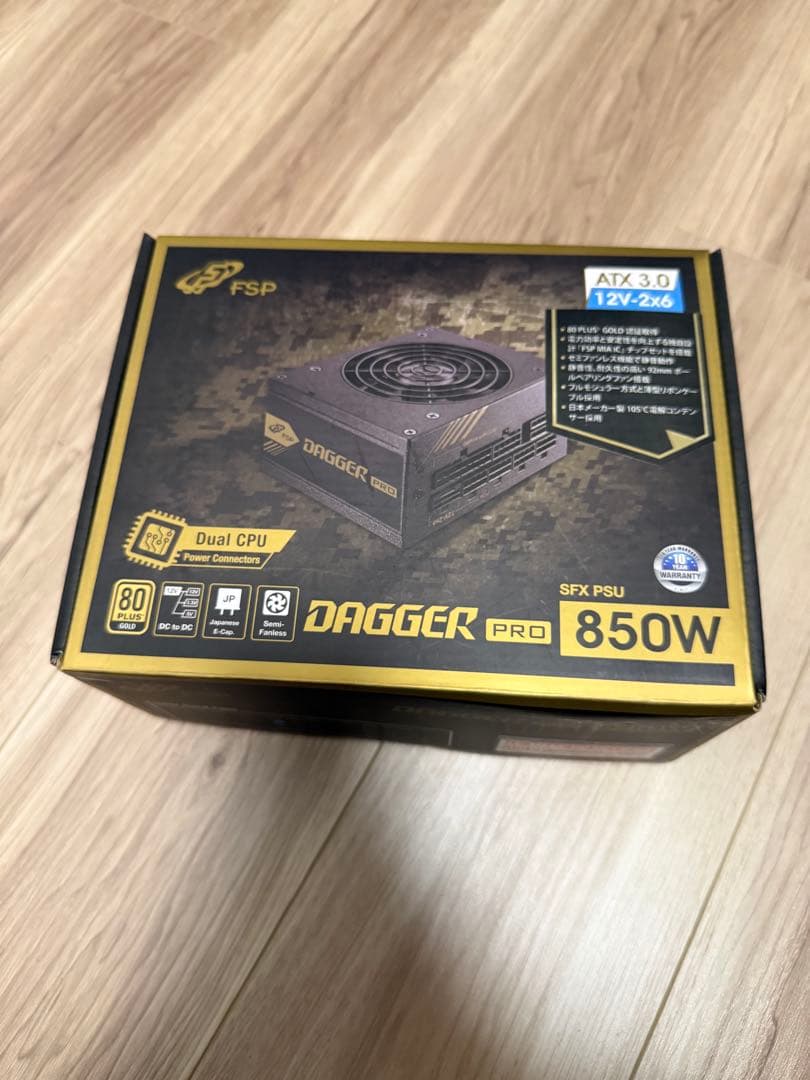 DAGGER PRO ATX3.0(PCIe5.0) 850W (SFX電源)