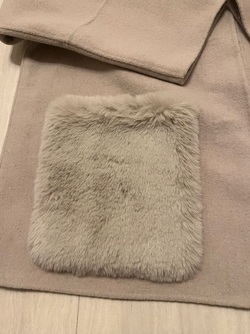 2025年　MilaOwen ミラオーウェン2wayファーポケットリバーコート