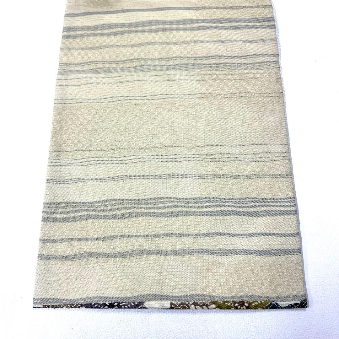 専用帯4753 ●江戸紅型 高級 正絹 全通 名古屋仕立て 名古屋帯