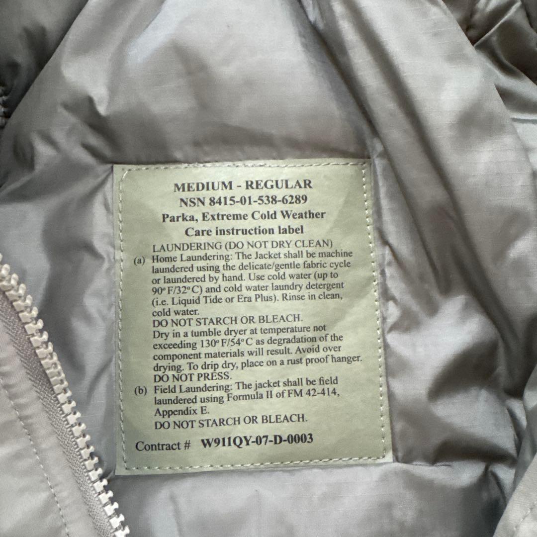 実物 米軍 ECWCS Gen3 Level7 ジャケット URBAN GREY