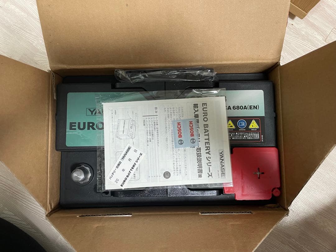 OUです‼️YANASE EURO BLACK バッテリー