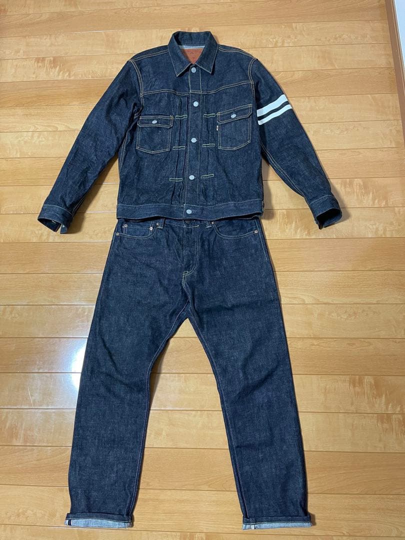 桃太郎JEANS 2105SP 出陣 デニムジャケット サイズ40 セットアップ