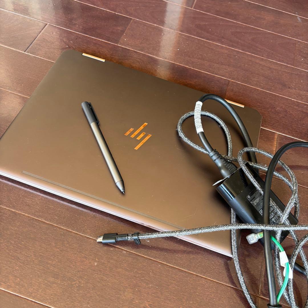 HP ノートPC ブラウン ペン付き