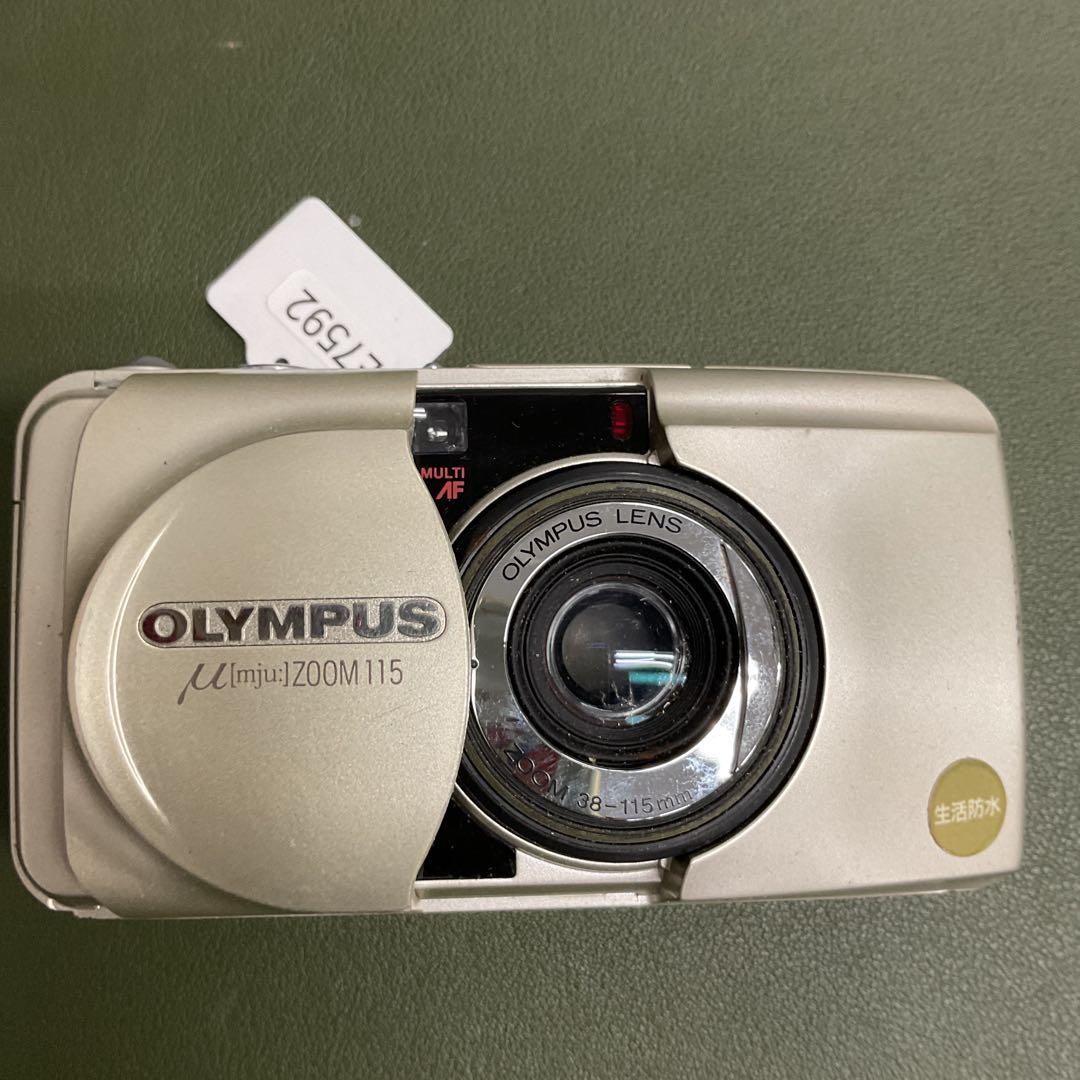 E7592 OLYMPUS μ[mju:] ZOOM 115 フィルムカメラ