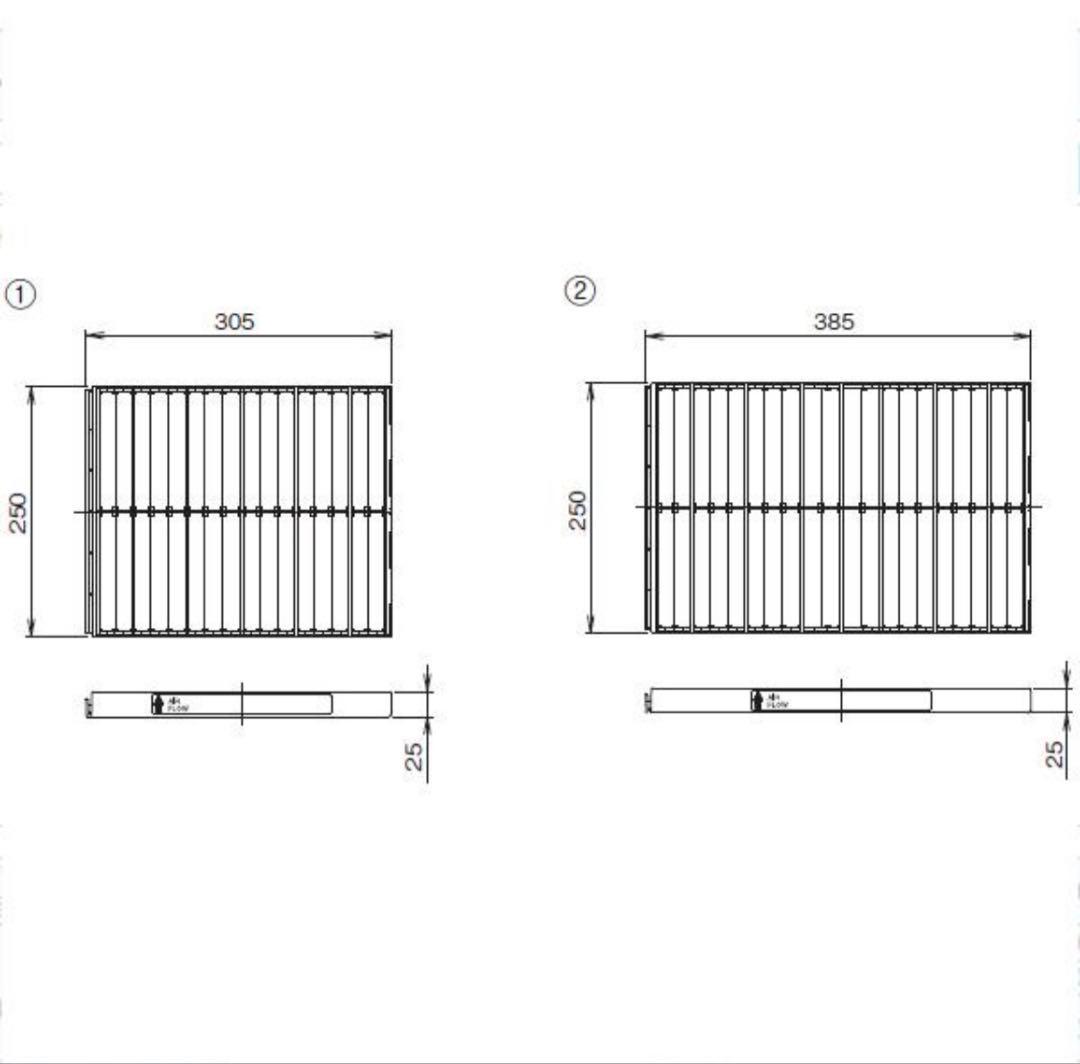 ダイキン 純正別売品 ロングライフフィルター KAF631C80×3組