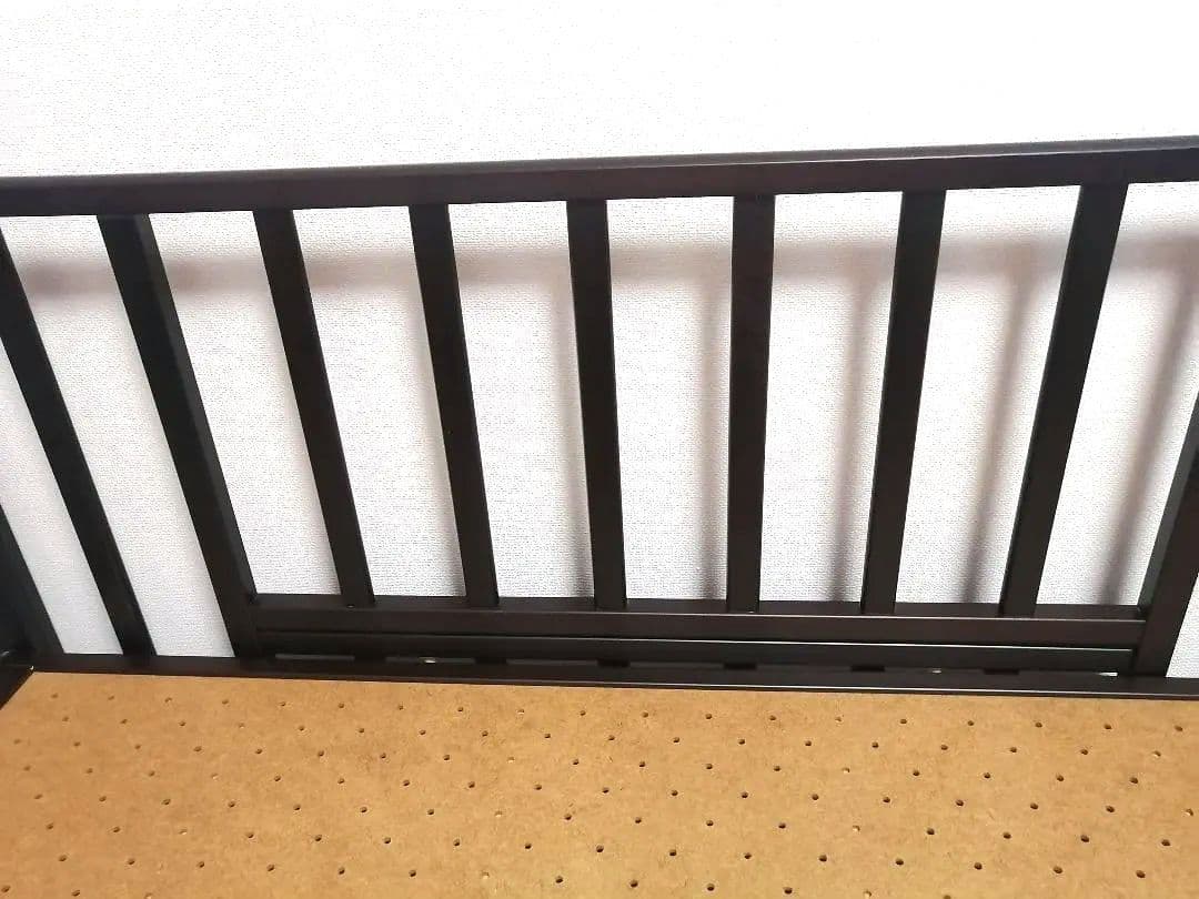 添い寝　ベビーベッド　ヤマサキ　ツーオープン　木製 ダークブラウン　引き取り可