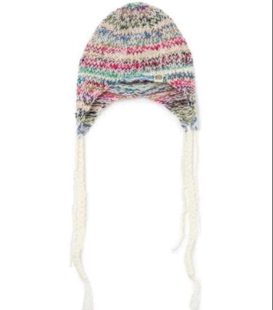 帽子 SOL soonerorlaterHAND-KNITTED FLIGHT CAP