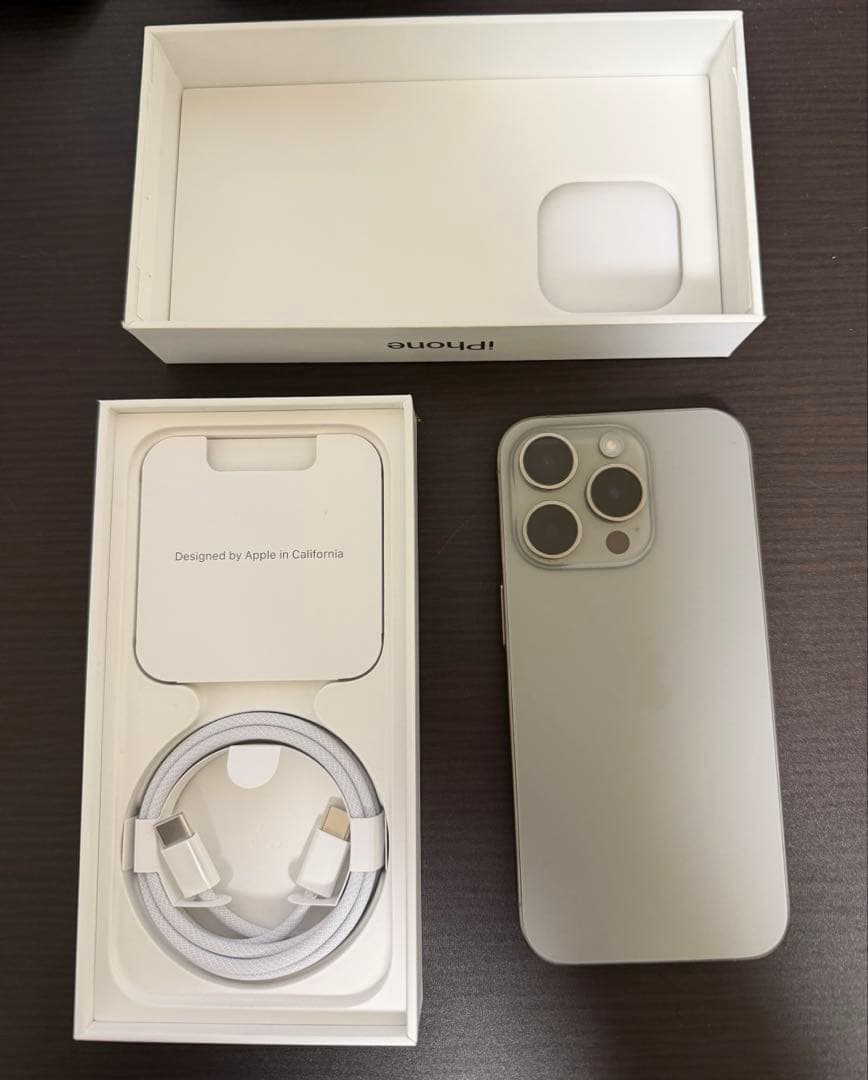 iPhone 15 Pro 128GB ナチュラルチタニウム SIMフリー