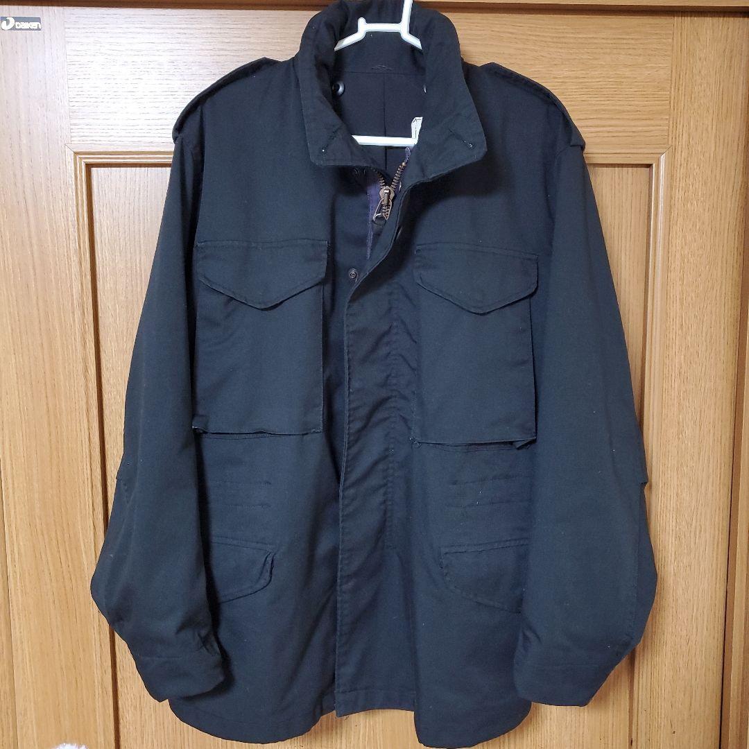 【希少超特価】USA製 米軍 80s実物 M65フィールドジャケット 黒