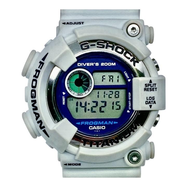 G-SHOCK　DW-8200LG　FROGMAN　メン　イン　ホワイトグレー