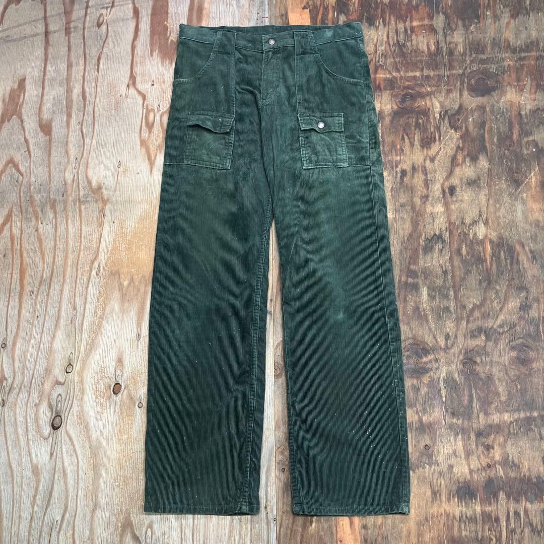 70s Levi’s コーデュロイ ブッシュ パンツ グリーン vintage