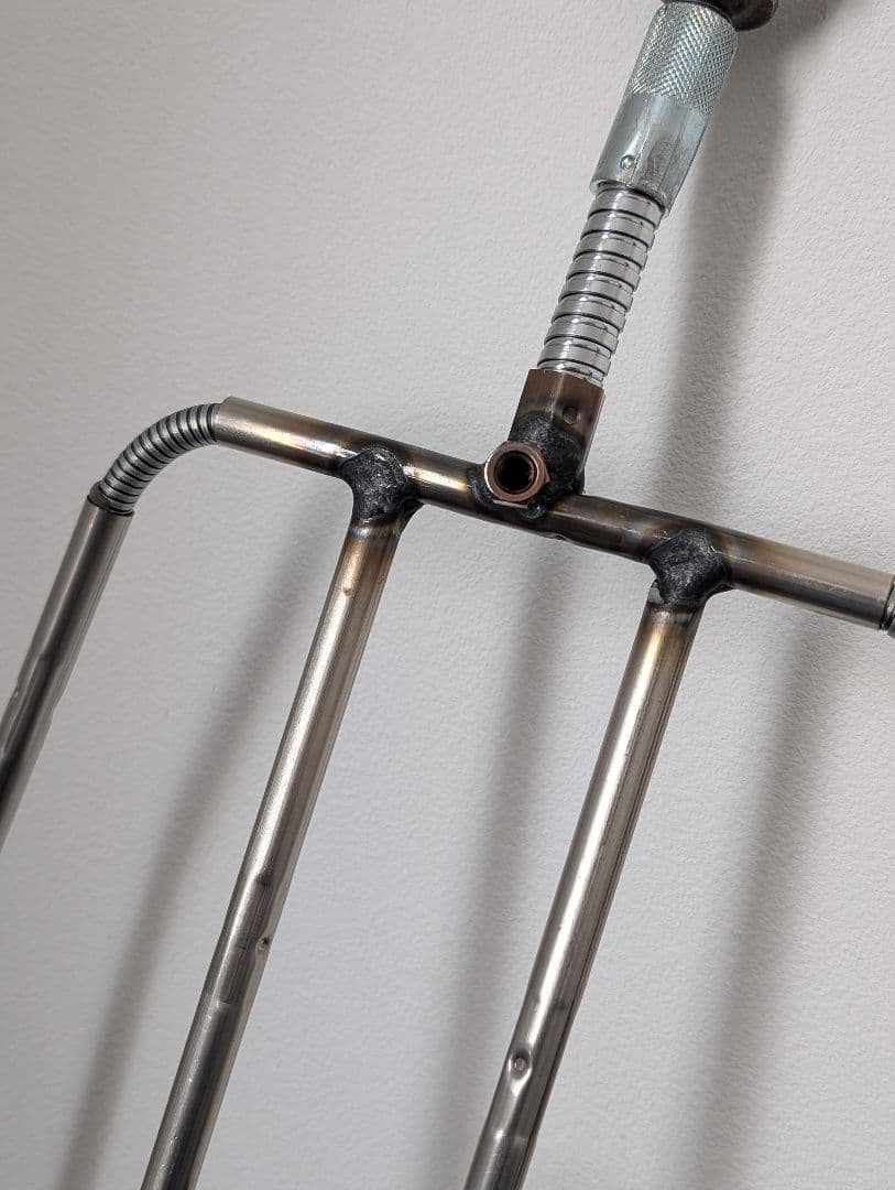 USED/インダストリアル 金属製骨格 オブジェ アート メタルスカルプチャー