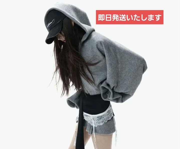 THEREDTHREAD S shaggy shorts　gray S