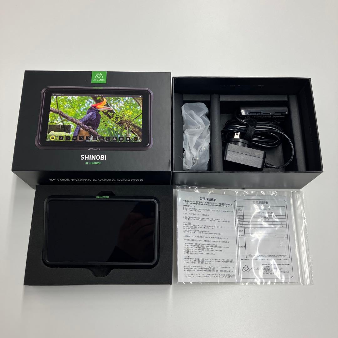 OO　Atomos SHINOBI 5インチ HDRモニター