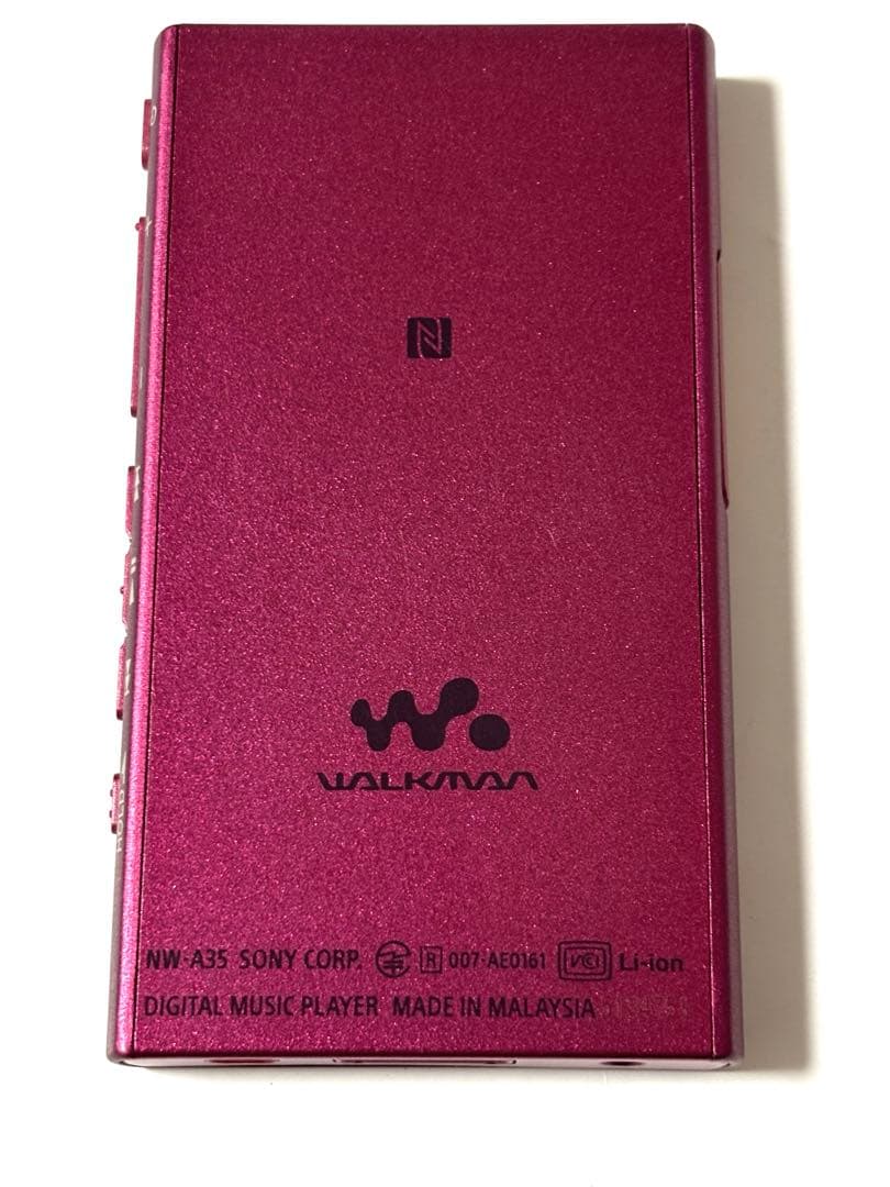 【極美品】SONY NW-A35 ウォークマン ボルドーピンク ハイレゾ対応