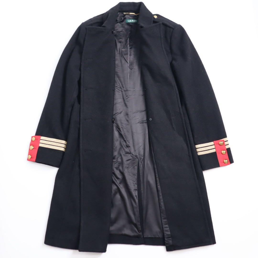 Ralph Lauren 希少 美品 金ボタン オフィサー ナポレオンコート