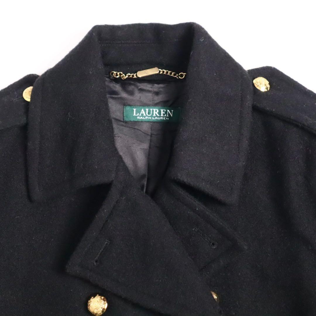 Ralph Lauren 希少 美品 金ボタン オフィサー ナポレオンコート